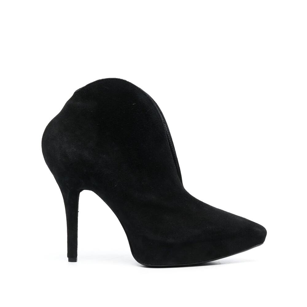 $2,370 Alaïa Black Suede Slick 125mm Stiletto Boots